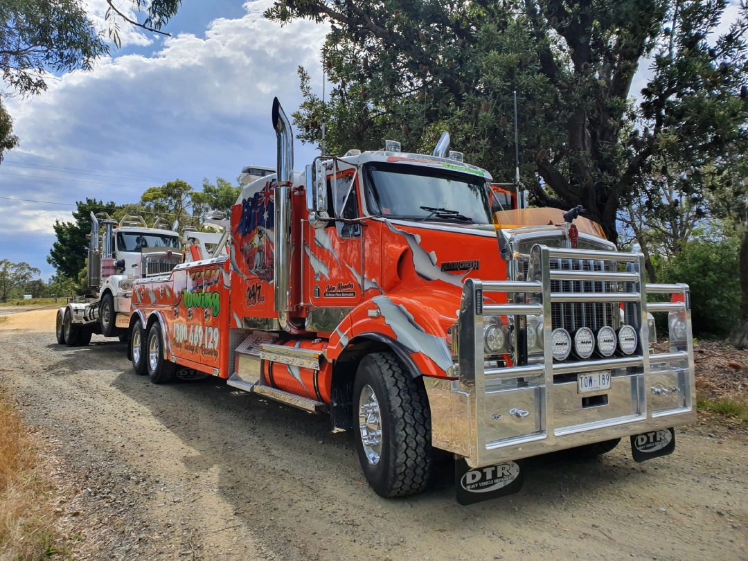 Heavy recovery truck operated by Buchan Towing