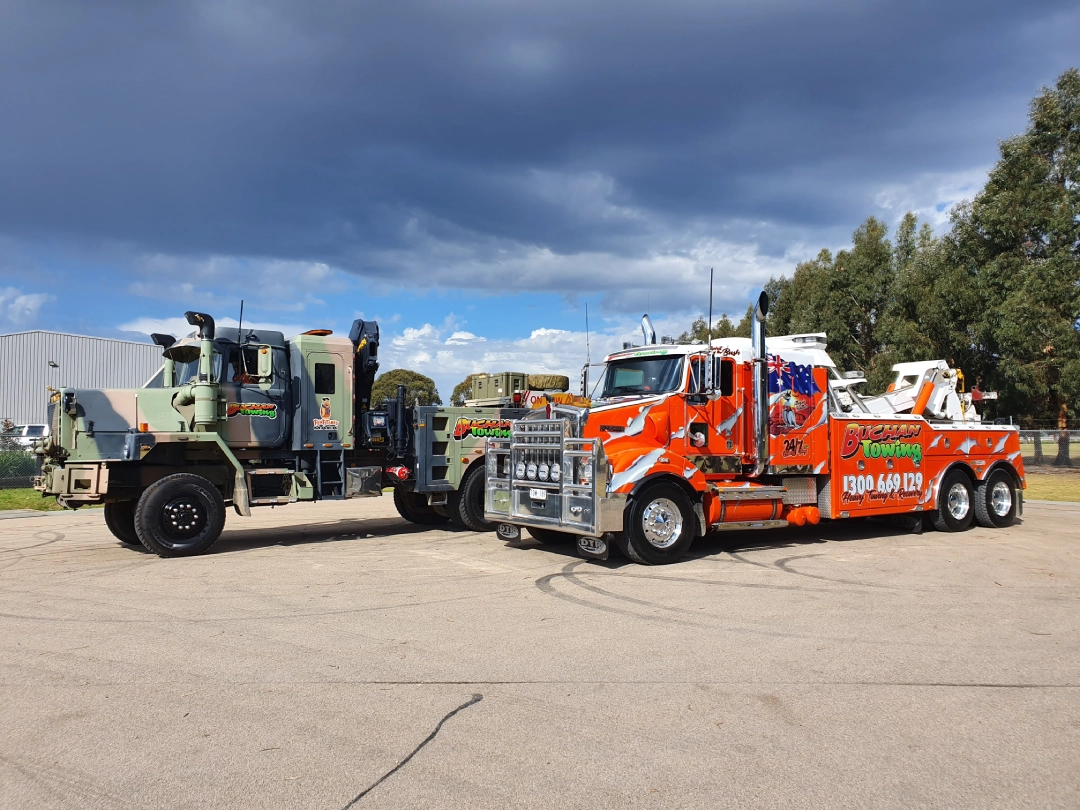 Buchan Towing interstate transport truck and trailer